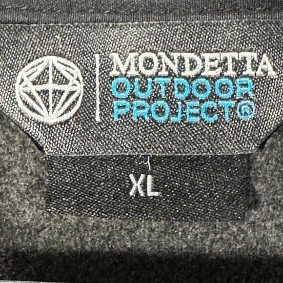 Mondetta Sweatshirt Mens XL Fleece 1/4 Zip Gray Stretch Pullover Outdoor Project - Picture 4 of 6